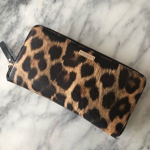 Kate Spade leopard/cheetah print wallet